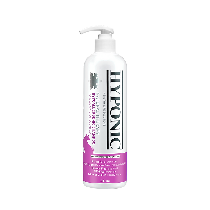 HYPONIC 極致低敏 原始無味 貓用沖涼液 300ml