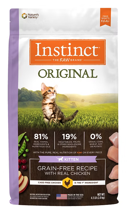 Instinct Original 本能經典 無穀物 雞肉 幼貓配方 4.5lb