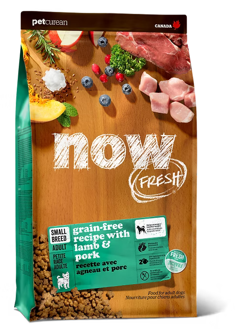 NOW FRESH 無穀物小型犬成年紅肉狗糧配方(羊肉、豬魚) 3.5lb