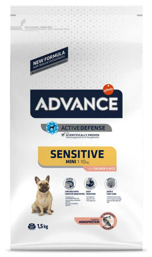 ADVANCE特殊護理小型成犬糧 – 過敏護理1.5 KG(適合體重1-10kg)