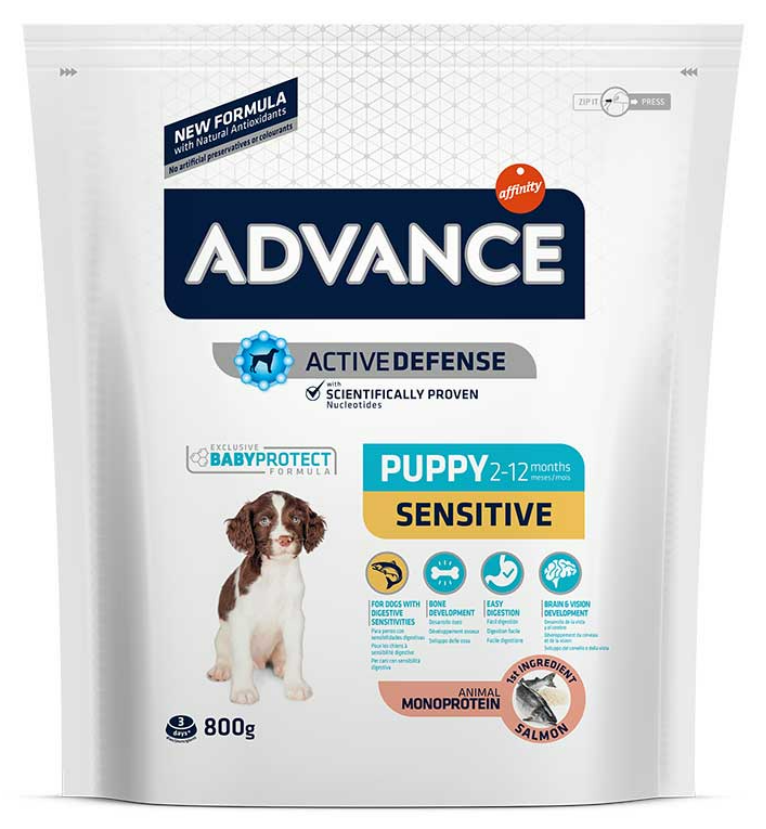 ADVANCE特殊護理幼犬糧 – 過敏護理 0.8KG(適合2至12個月之幼犬)
