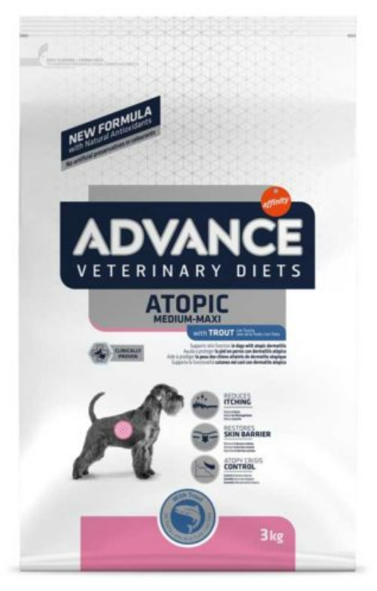 ADVANCE處方狗糧 – 皮膚專用(適合體重10kg以上中大型犬種) 3KG