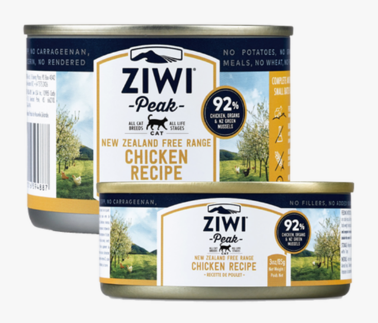 紐西蘭ZiwiPeak 放養雞配方罐頭 3oz/ 6.5oz