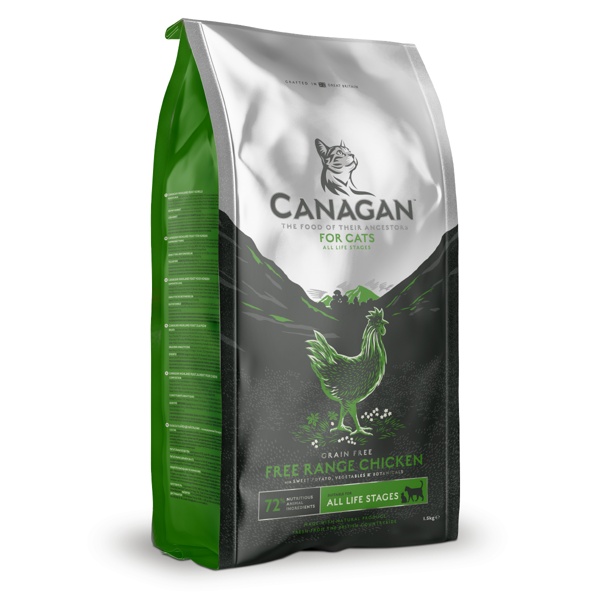 CANAGAN 無穀物 火雞 健齒 全貓糧 配方 4kg
