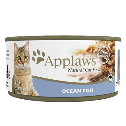 Applaws 全天然系列 肉絲湯汁配方貓罐頭 14罐混合