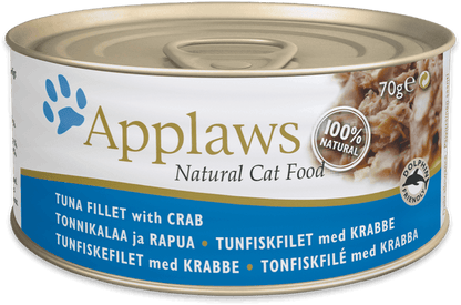 Applaws 全天然系列 肉絲湯汁配方貓罐頭 14罐混合