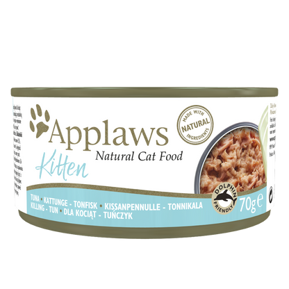 Applaws 全天然系列 肉絲湯汁配方貓罐頭 14罐混合