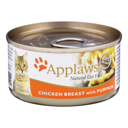 Applaws 全天然系列 肉絲湯汁配方貓罐頭 14罐混合