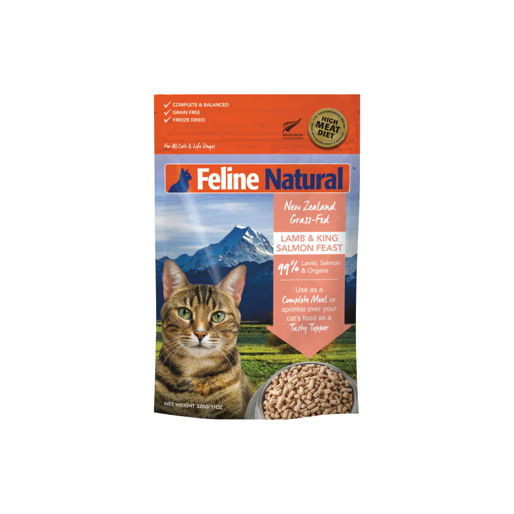 Feline Natural  羊肉三文魚盛宴 320g