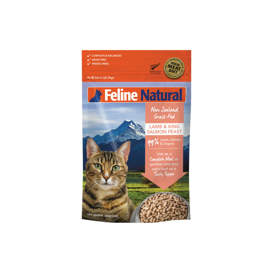 Feline Natural  羊肉三文魚盛宴 320g