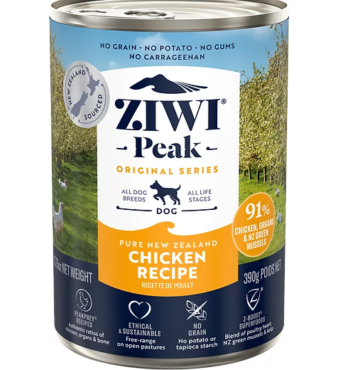 ZIWIPEAK 放養雞配方罐頭 170g /390g
