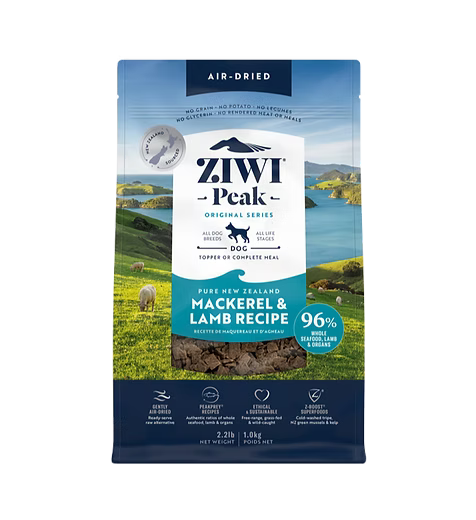 ZIWIPEAK 無穀物 風乾鯖魚+羊肉 狗糧配方 1kg/ 2.5kg/ 4kg