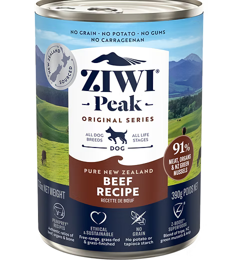 ZIWIPEAK 牛肉配方罐頭 170g /390g
