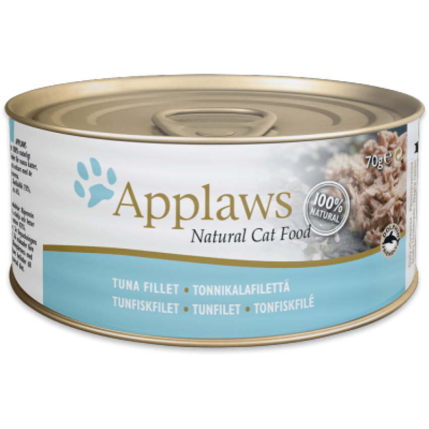 Applaws 全天然系列 肉絲湯汁配方貓罐頭 吞拿魚 70g/156g
