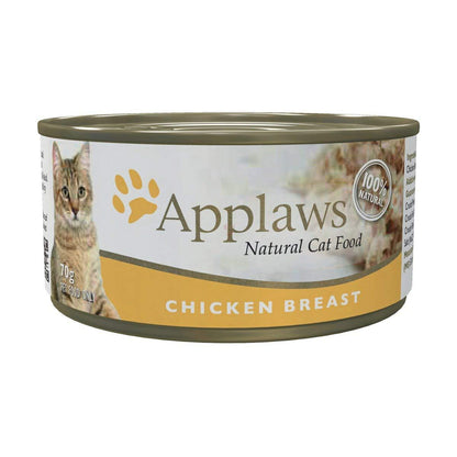 Applaws 全天然系列 肉絲湯汁配方貓罐頭 14罐混合