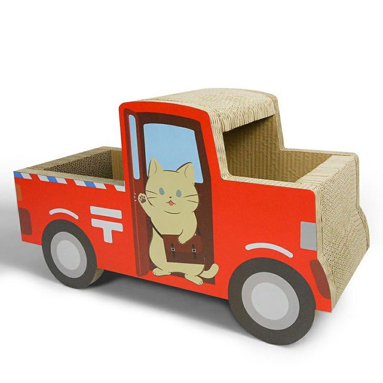 貓抓貨車 (紅色)