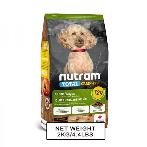 NUTRAM紐頓 NT-T29 無薯無穀全犬糧 (羊及扁豆) 小型犬 5.4kg