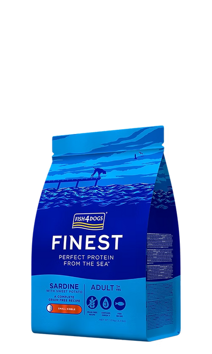 Fish4Dogs Finest 沙甸魚成犬配方(細粒)