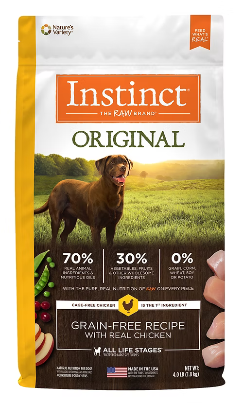 Instinct Original 本能經典 無穀物 雞肉狗糧配方 22.5lb