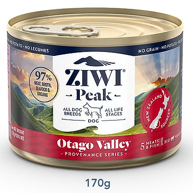 ZIWI Peak 無穀物 奧塔哥山谷配方 狗罐頭 170g