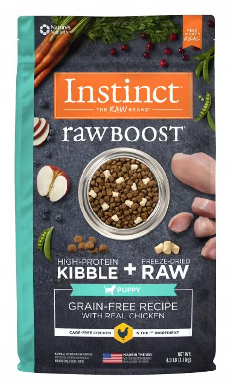 Instinct Raw Boost 本能 無穀物 雞肉 幼犬狗糧配方 4lb