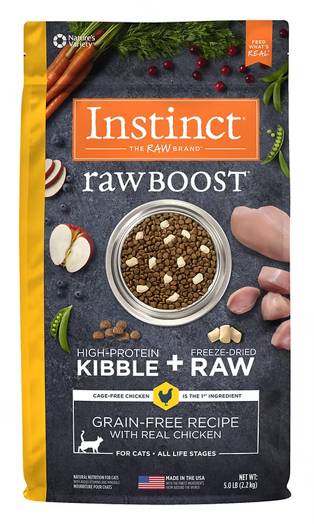 Instinct Raw Boost 本能 無穀物 雞肉 貓糧配方 5lb /10lb