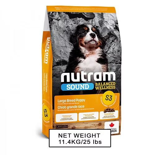 NUTRAM紐頓 NT-S3-11K 大型幼犬配方狗糧  11.4kg