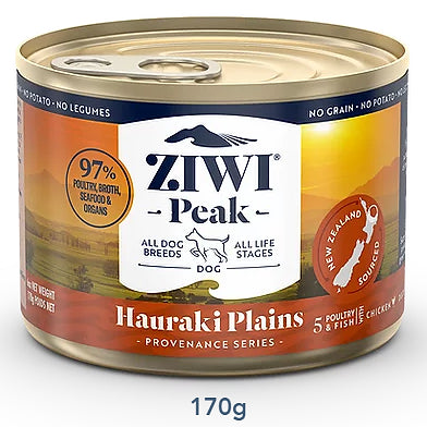 ZIWI Peak 無穀物 豪拉基平原配方 狗罐頭 170g