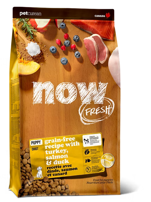 NOW FRESH 無穀物全犬種幼齡狗糧配方(火雞、三文魚、鴨肉)