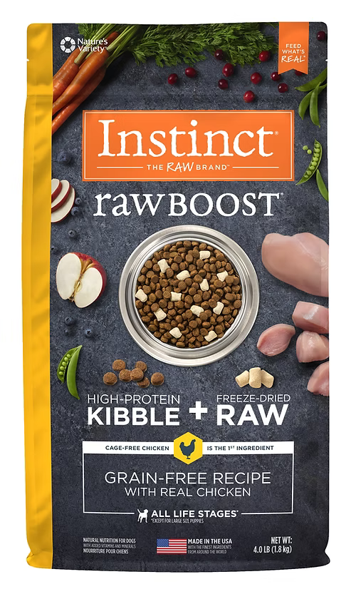 Instinct Raw Boost 本能 無穀物 雞肉 成犬狗糧配方 20lb