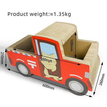 貓抓貨車 (紅色)
