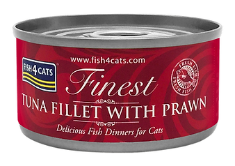 FISH4CATS FINEST 鮮蝦&吞拿魚柳 70g