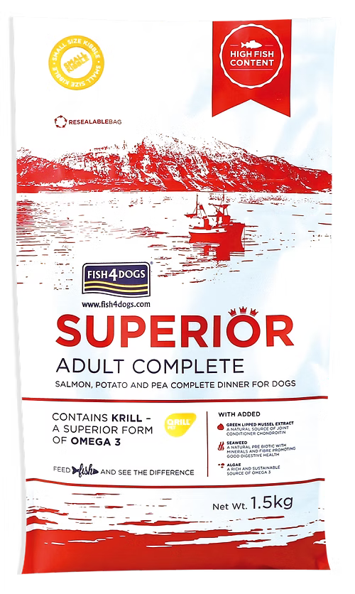 FISH4DOGS SUPERIOR 海洋升級系列成犬 三文魚配方(細粒)