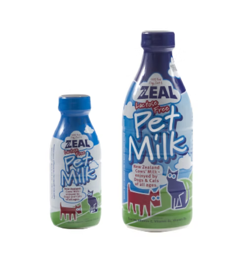 ZEAL 100% 紐西蘭 全脂牛奶 不含乳糖 貓狗適用 380ML/1L