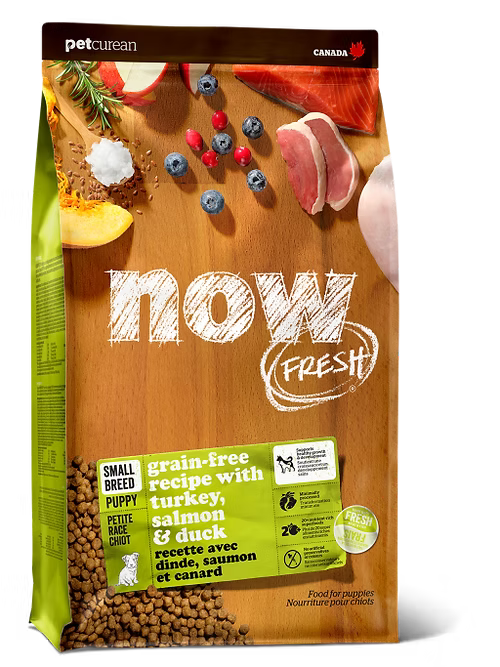 NOW FRESH 無穀物小型犬幼齡狗糧配方(火雞、三文魚、鴨肉)
