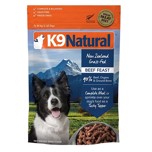 K9 Natural 凍乾生肉 牛肉盛宴配方 500g