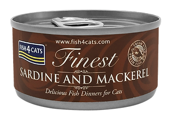 FISH4CATS FINEST 沙甸魚&鯖魚柳 70g