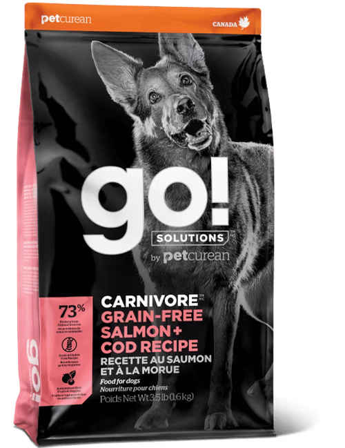 GO! SOLUTIONS 活力營養系列無穀物三文魚+鱈魚狗糧配方