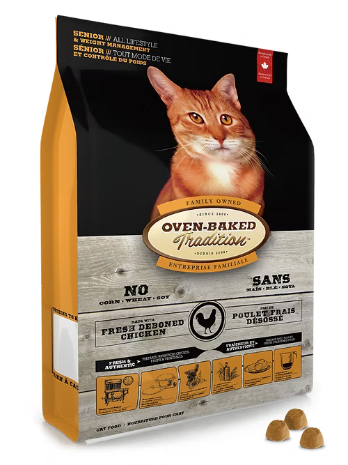Oven-Baked 體重控制 /老貓配方  5lb/10lb
