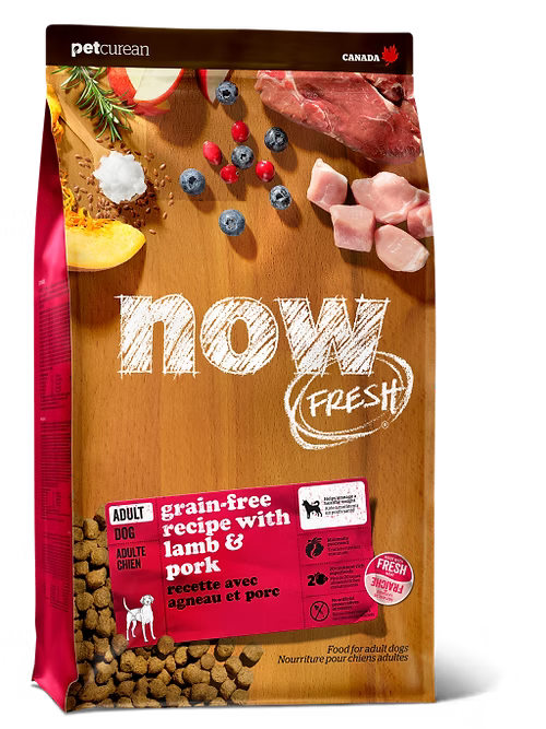 NOW FRESH 無穀物全犬種成年紅肉狗糧配方(羊肉、豬肉)