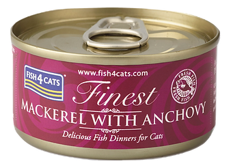 FISH4CATS FINEST 鯖魚&鳳尾魚 70g