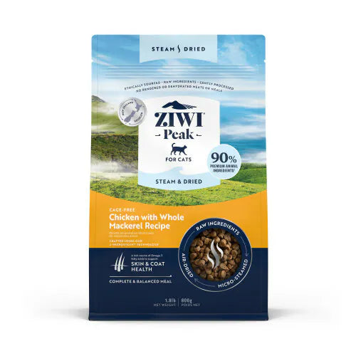 Ziwi Peak 微蒸風乾貓糧  放養雞配原條鯖魚食譜