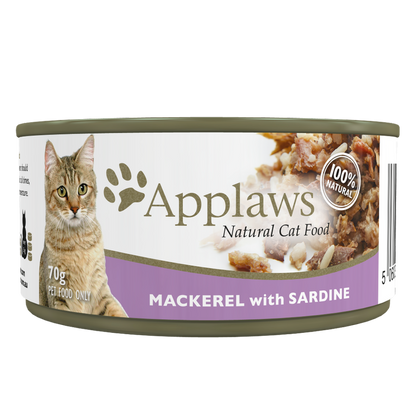 Applaws 全天然系列 肉絲湯汁配方貓罐頭 14罐混合
