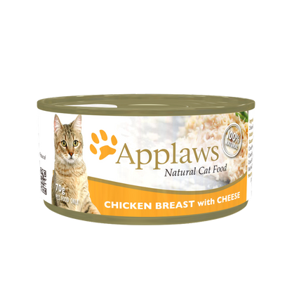 Applaws 全天然系列 肉絲湯汁配方貓罐頭 14罐混合