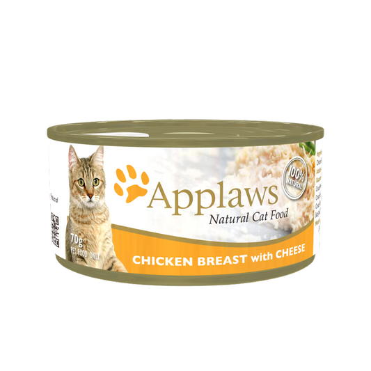 Applaws 全天然系列 肉絲湯汁配方貓罐頭 雞胸&芝士 70g/156g