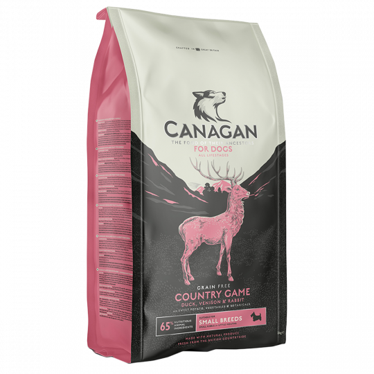 CANAGAN 無穀物 田園野味配方鴨肉, 鹿肉, 兔肉   狗乾糧 (小型犬用) 2kg/ 6kg