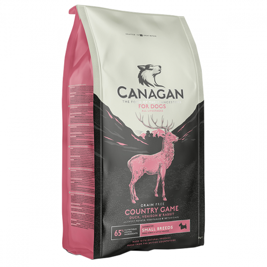 CANAGAN 無穀物 田園野味配方鴨肉, 鹿肉, 兔肉   狗乾糧 (小型犬用) 2kg/ 6kg