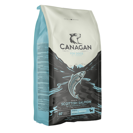 CANAGAN 無穀物 蘇格蘭三文魚配方 狗乾糧 2kg/ 6kg /12kg