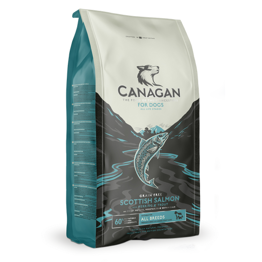 CANAGAN 無穀物 蘇格蘭三文魚配方 狗乾糧(小型犬用) 2kg /6kg