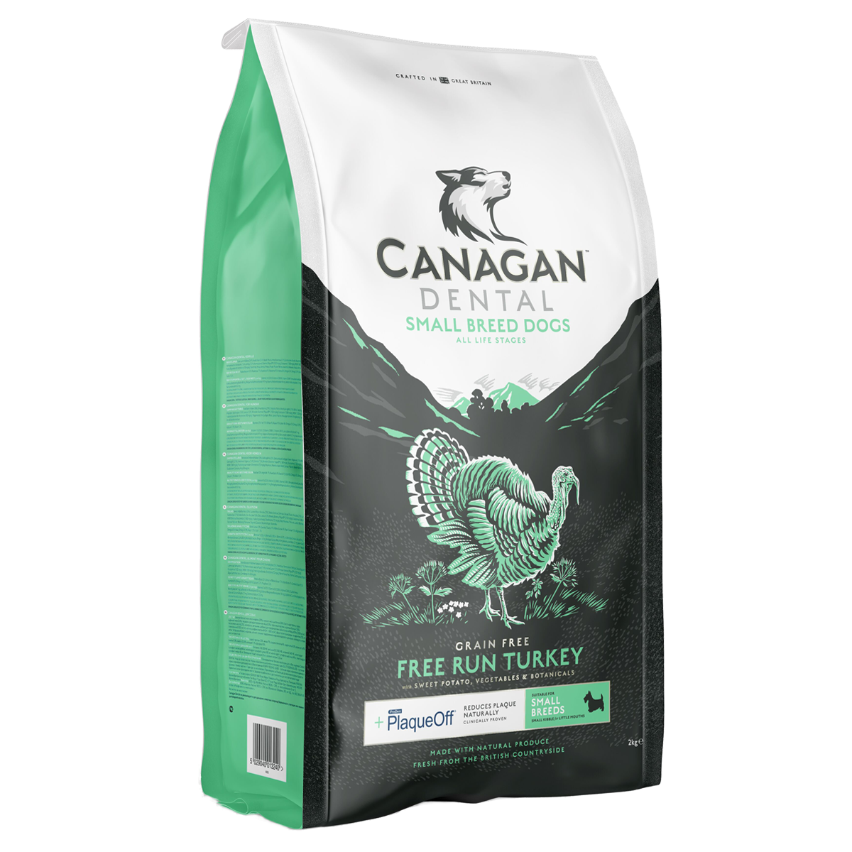 CANAGAN 無穀物 火雞健齒配方 狗乾糧(小型犬用) 2kg / 6kg